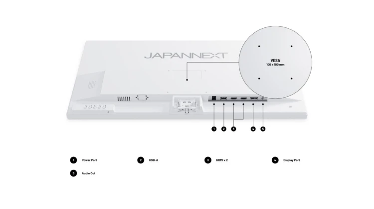 Monitor JAPANNEXT 71,1cm JN-IPS280UHD60F-P-W 16:9 HDMI/DP UHD