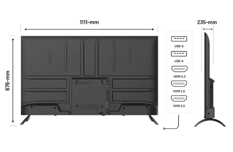 Monitor JAPANNEXT 127,0cm JN-IPS500UHD60F 16:9 3x HDMI UHD