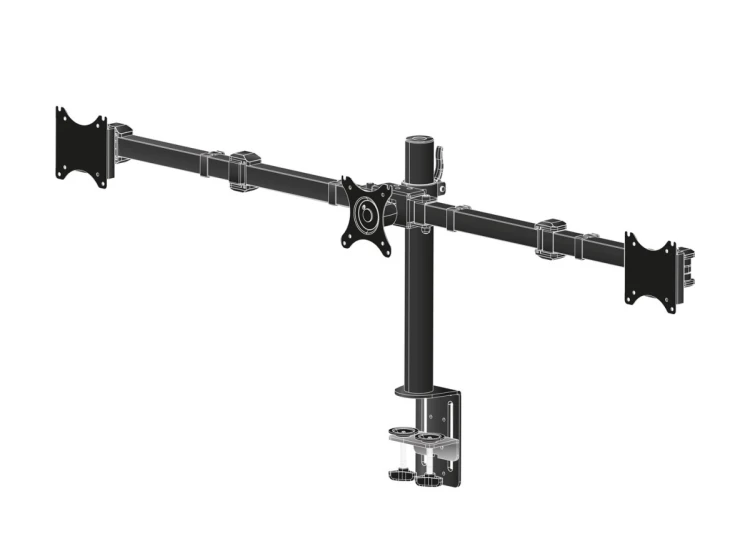 Uchwyt biurkowy do 3 monitorów IIYAMA DS1003C-B1 do ekranów 10-27 cali