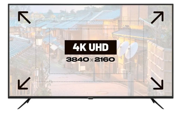 Monitor JAPANNEXT 139,7cm 16:9 3x HDMI UHD JN-IPS550UHD60F