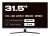 Monitor JAPANNEXT 80,0 cm JN-V315UHDR 16:9 HDMI/DP UHD