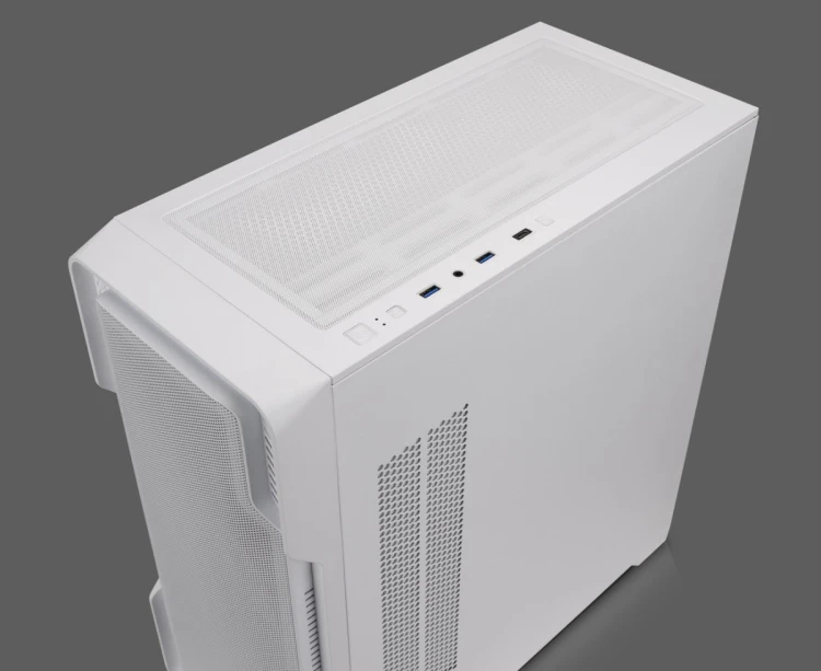 Nanoxia DS-9ARGB-W zabezpieczenia & uchwyty komputerów Midi Tower Biały