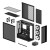 Obudowa Arctic Xtender Schwarz Glasfenster ohne GPU mount