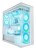Okno Arctic Xtender Weiß Transparentes Glasfenster mit GPU mount