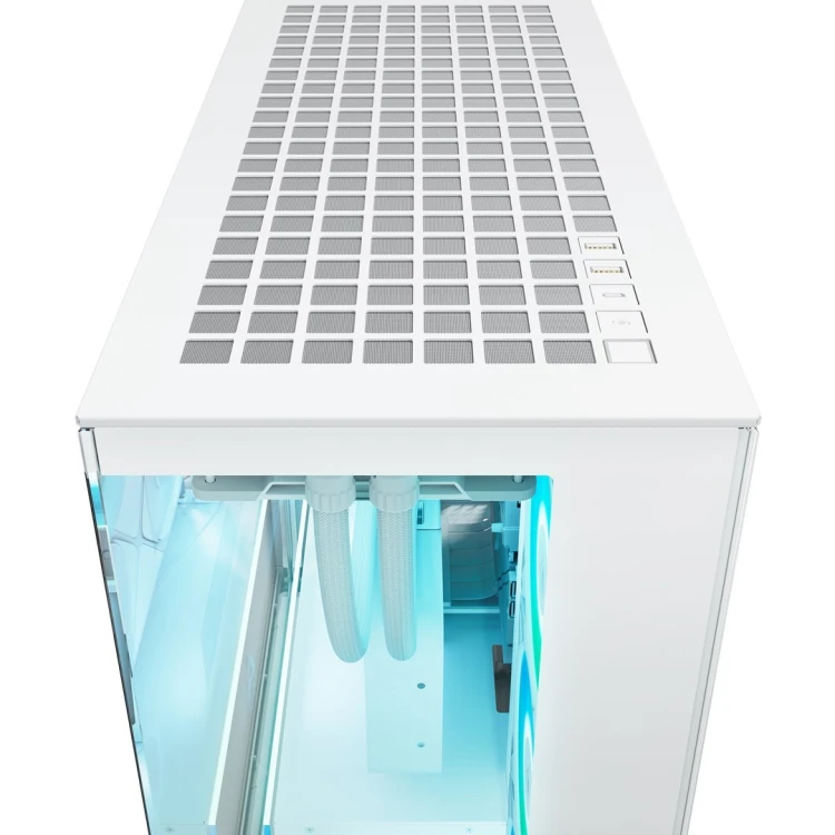 Okno Arctic Xtender Weiß Transparentes Glasfenster mit GPU mount