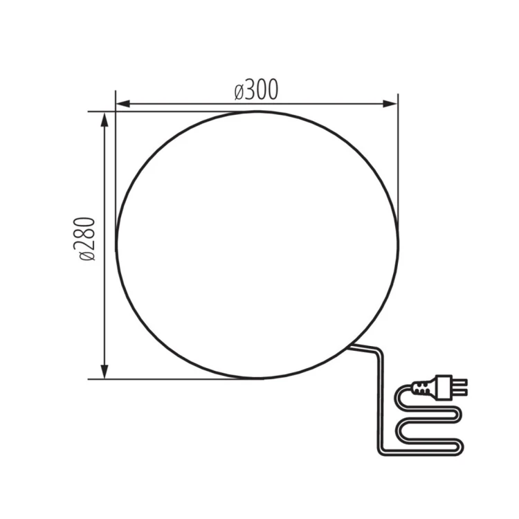 Kanlux S.A. 24651 oświetlenie zewnętrzne E27 LED 25 W