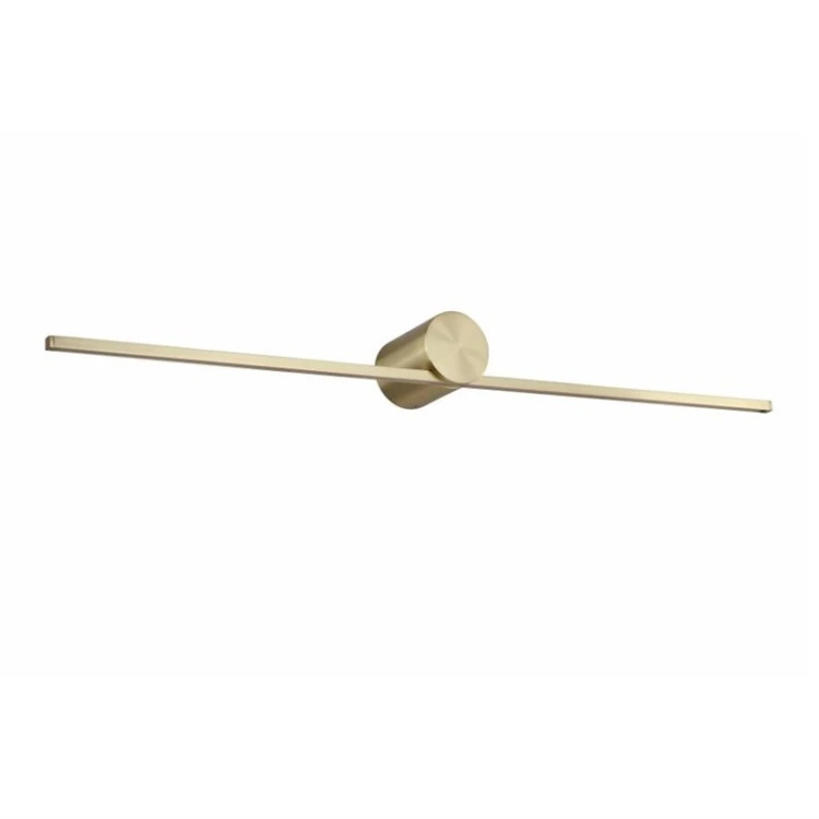 Light Prestige Kinquet Modern Slim Golden Kinquet Bath Lamp Elongated