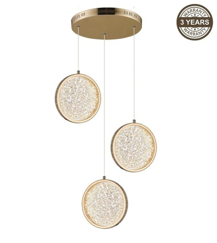 Lampa wisząca LED Napoli A2378-3 30CM 30W