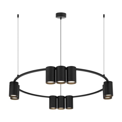 PENDANT LIGHT PORI 10XGU10 ML0373 BLACK