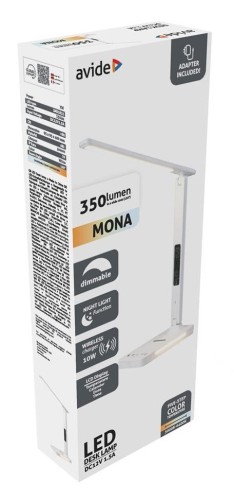 Avide ABLDL-ODL-7W lampa stołowa LED Biały