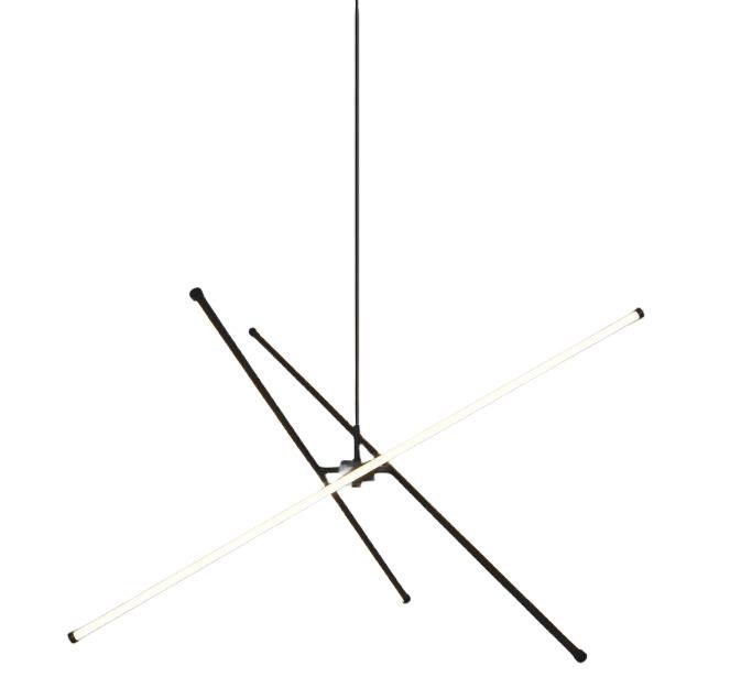 PENDANT LED LIGHT TANGER 90CM BLACK