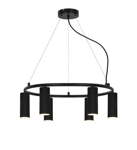 PENDANT LIGHT ICEL 6XGU10 BLACK