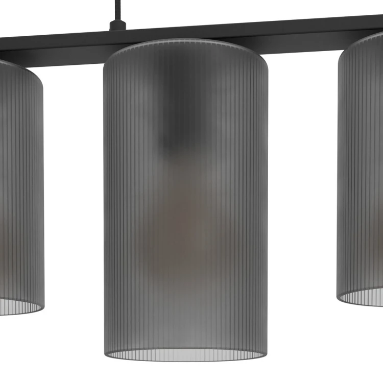 Lampa EGLO Colomera, elastyczny uchwyt, czarny, szary, stal, szkło