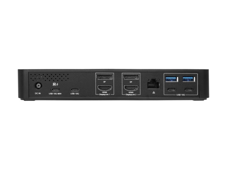 Stacja dokująca Conceptronic 17-1 USB-C->HDMI DP 4K/60Hz GbE USB-C bk
