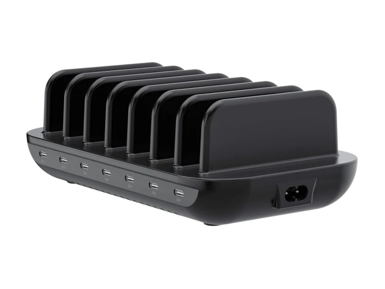 CONCEPTRONIC Ładowarka 7Port 7xUSB-C Multi 160WPD3.0 bk