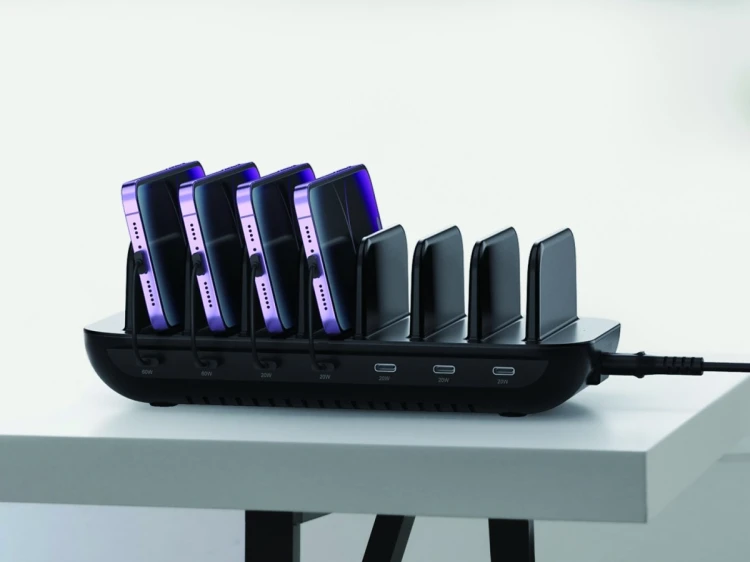 CONCEPTRONIC Ładowarka 7Port 7xUSB-C Multi 160WPD3.0 bk