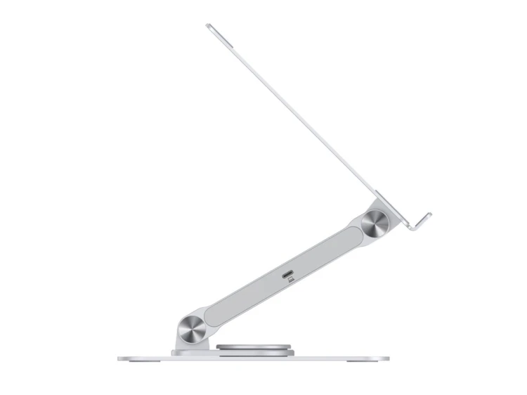 CONCEPTRONIC Uchwyt na laptopa ze stacją dokującą 7 w 1 srebrny