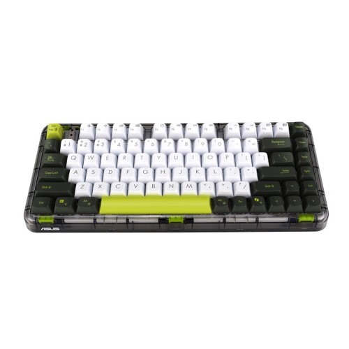 ASUS Jelly75 KD201 KEYBOARD/VT-GN/GE/83 klawiatura Uniwersalne USB + RF Wireless + Bluetooth Wielobarwny