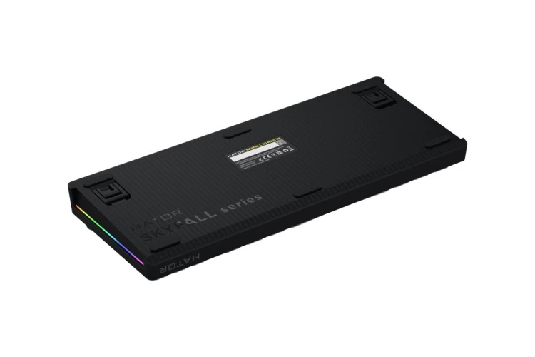 HATOR Skyfall 80 MAG ULTRA 8K klawiatura Gaming USB QWERTY US English Czarny, Biały