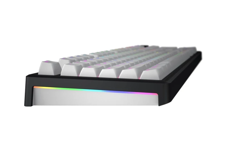 HATOR Skyfall Wireless 100 klawiatura Gaming USB + RF Wireless + Bluetooth QWERTY US English Czarny, Biały