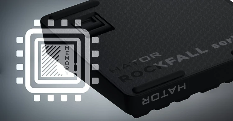 HATOR Rockfall 3 TKL Wireless klawiatura Uniwersalne USB + RF Wireless + Bluetooth QWERTY Angielski Biały