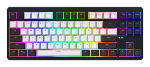 Klawiatura dla graczy Hator Rockfall 3 TKL Wireless mechaniczna czarna (klawisze czarno-białe)