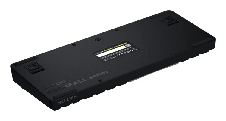 Klawiatura dla graczy Hator Rockfall 3 TKL Wireless mechaniczna czarna (klawisze czarno-białe)