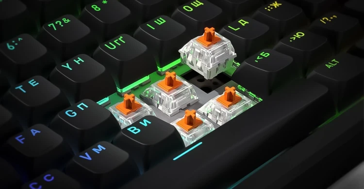 Klawiatura dla graczy Hator Rockfall 3 TKL Wireless mechaniczna czarna (klawisze czarno-białe)