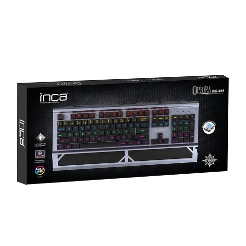 Inca IKG-444 klawiatura Gaming USB Szary