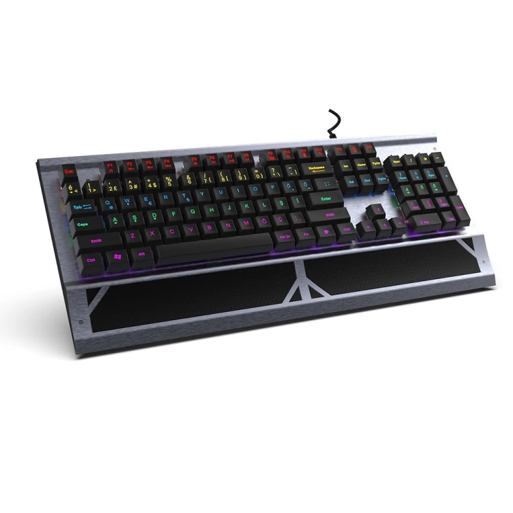 Inca IKG-444 klawiatura Gaming USB Szary