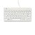 R-Go Tools Ergonomiczna R-Go Compact Break klawiatura, z oprogramowaniem do robienia przerw, QWERTZ (DE), przewodowa, biała