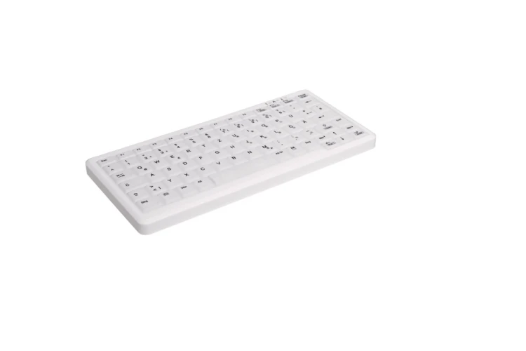 Contour Design Active Key AK-C4110 klawiatura Medyczna USB QWERTZ Niemiecki Biały