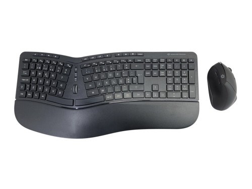 Conceptronic ORAZIO02PT klawiatura Dołączona myszka Biuro RF Wireless QWERTY Portugalski Czarny