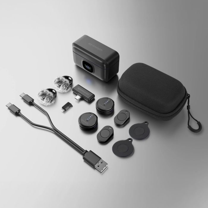Streamplify MIC GO Czarny Mikrofon przypinany