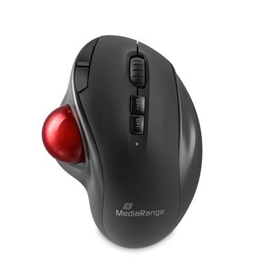 MediaRange MROS263 myszka Dom Po prawej stronie USB Type-C Manipulator kulkowy 2400 DPI