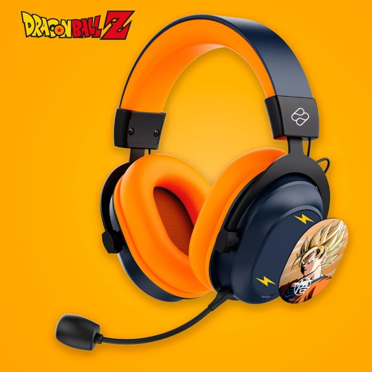 Blade DB2001 słuchawki/zestaw słuchawkowy Przewodowy i Bezprzewodowy Opaska na głowę Gaming USB Type-C Bluetooth Czarny, Szary, Pomarańczowy