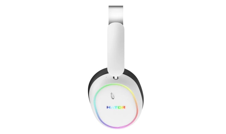 Słuchawki dla graczy Hator Phoenix 2 Wireless bezprzewodowe białe