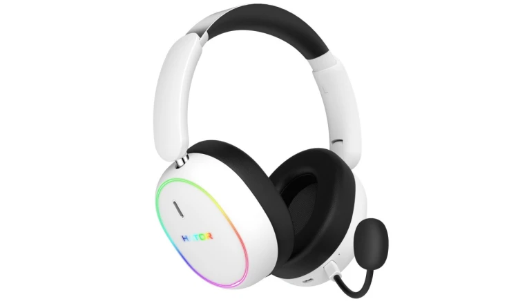 Słuchawki dla graczy Hator Phoenix 2 Wireless bezprzewodowe białe