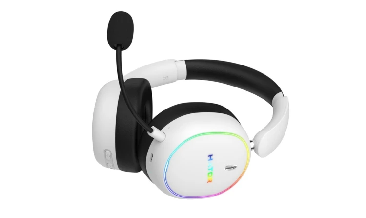Słuchawki dla graczy Hator Phoenix 2 Wireless bezprzewodowe białe