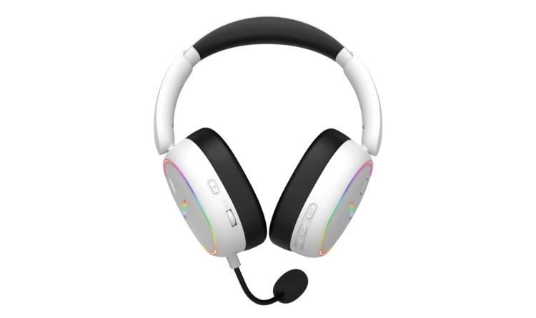 Słuchawki dla graczy Hator Phoenix 2 Wireless bezprzewodowe białe