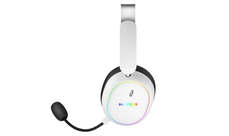 Słuchawki dla graczy Hator Phoenix 2 Wireless bezprzewodowe białe