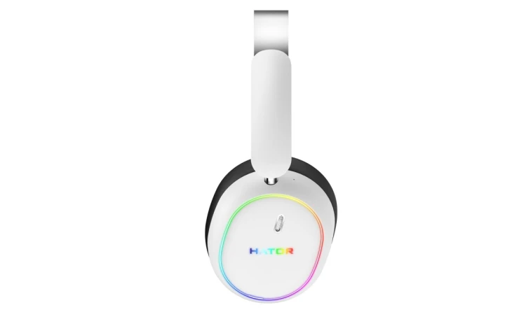 Słuchawki dla graczy Hator Phoenix 2 Wireless bezprzewodowe białe
