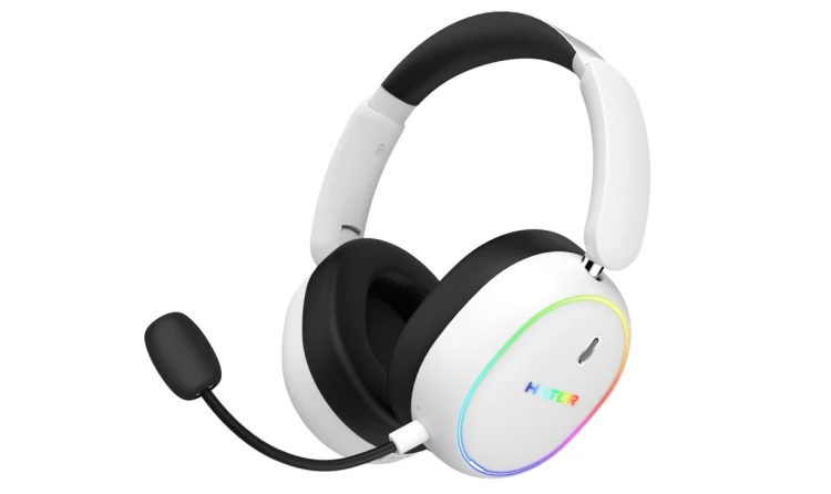 Słuchawki dla graczy Hator Phoenix 2 Wireless bezprzewodowe białe