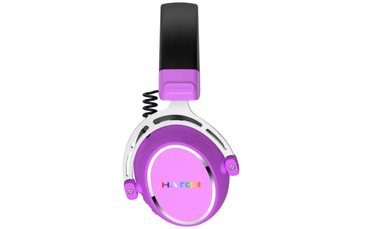 Słuchawki dla graczy Hator HYPERGANG 3 Wireless bezprzewodowe fioletowe