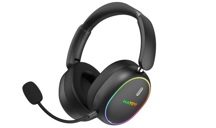 Słuchawki dla graczy Hator Phoenix 2 Wireless bezprzewodowe czarne