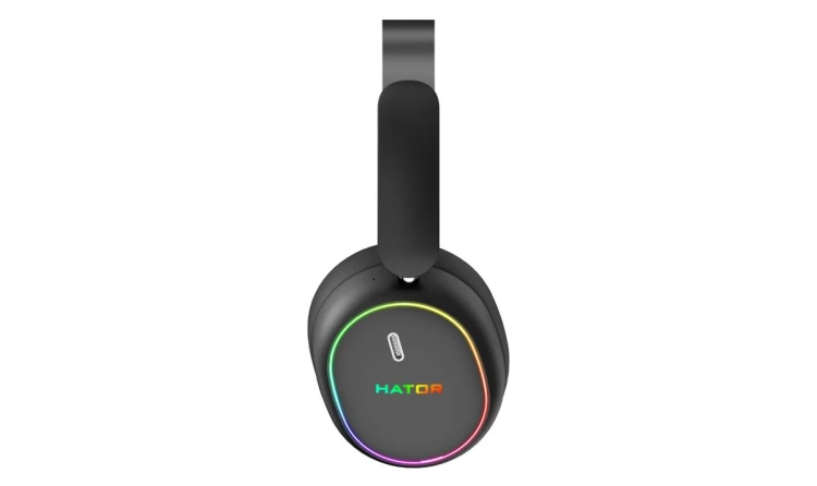 Słuchawki dla graczy Hator Phoenix 2 Wireless bezprzewodowe czarne