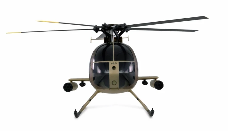 Wojskowy bezszczotkowy 4-kanałowy helikopter Amewi AFX MD500E 325mm