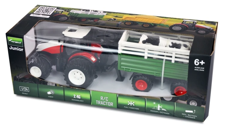 Pilot zdalnego sterowania (RC) Model ciągnika siodłowego Silnik elektryczny 1:24 (22601)