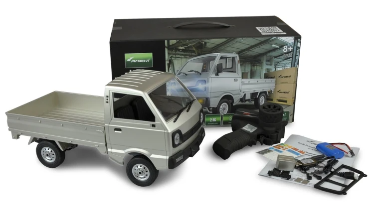 Amewi RC Car Ciężarówka z platformą Kei Truck Akumulator litowo-jonowy 500mAh/14+