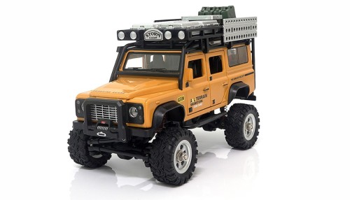 Samochód zdalnie sterowany Amewi RC Car D90X28 Crawler 4WD Li-Po Akumulator 300mAh Żółty wiek 8+